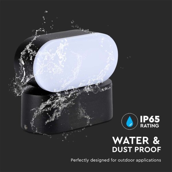 Aplică LED flexibilă de exterior LED/5W/230V 4000K IP65 negru