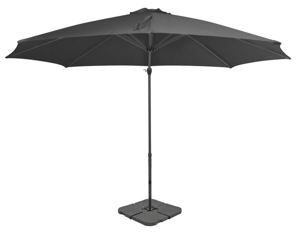 Umbrelă de exterior cu bază portabilă, antracit