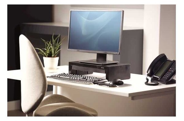 Suport pentru monitor Fellowes Designer Suites, negru