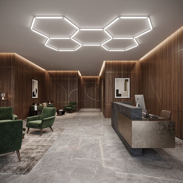 Lampă LED HEXAGON JNH051-H White