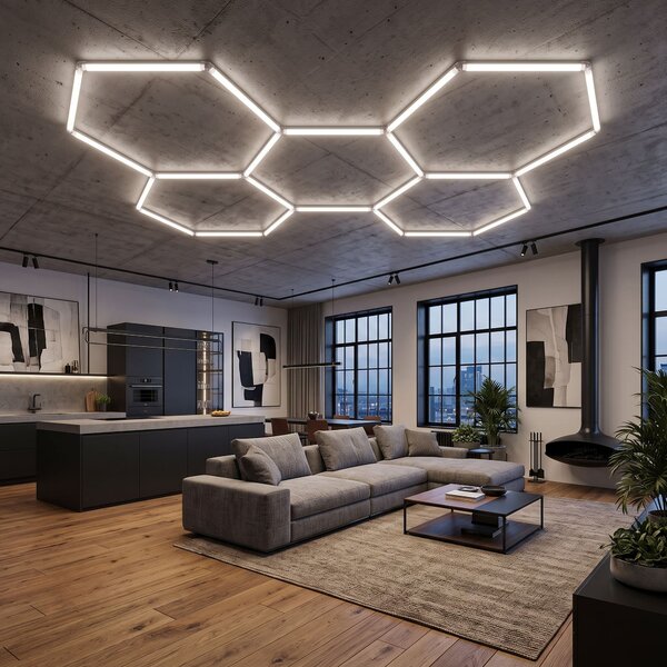 Lampă LED HEXAGON JNH051-H White
