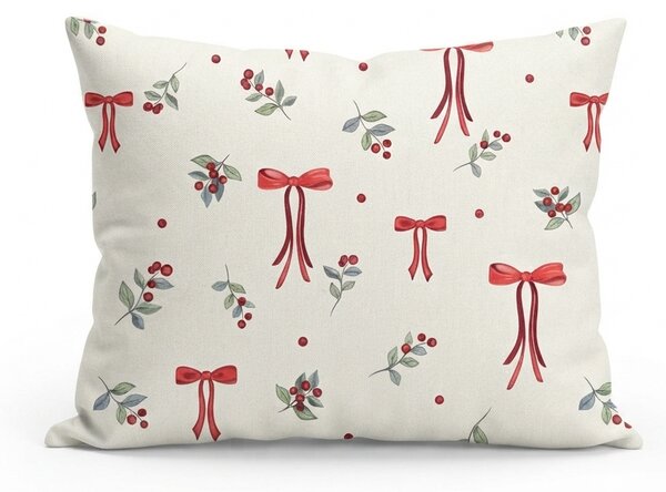Husa de perna din bumbac HOLLY BOWS 45x45 cm, colorat