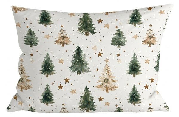 Fata de perna din bumbac CHRISTMAS FOREST 50x70 cm, colorat