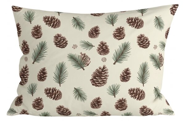 Fata de perna din bumbac PINE CONES 50x70 cm, colorat