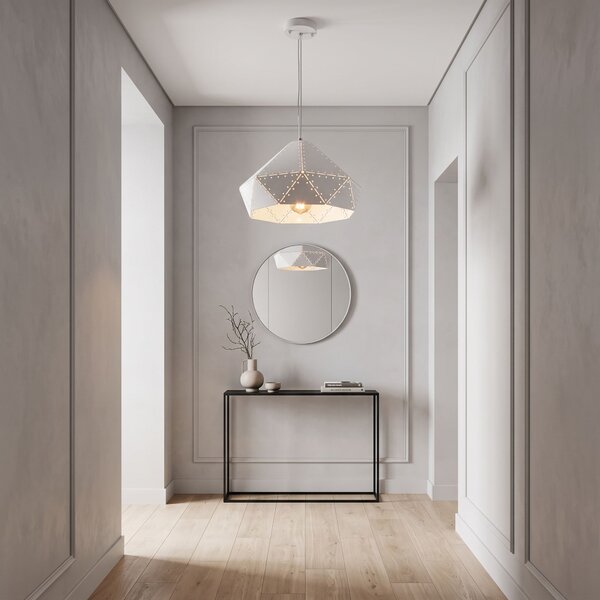Lampa DE TAVAN SUSPENDABILA metal alb APP237-1CP