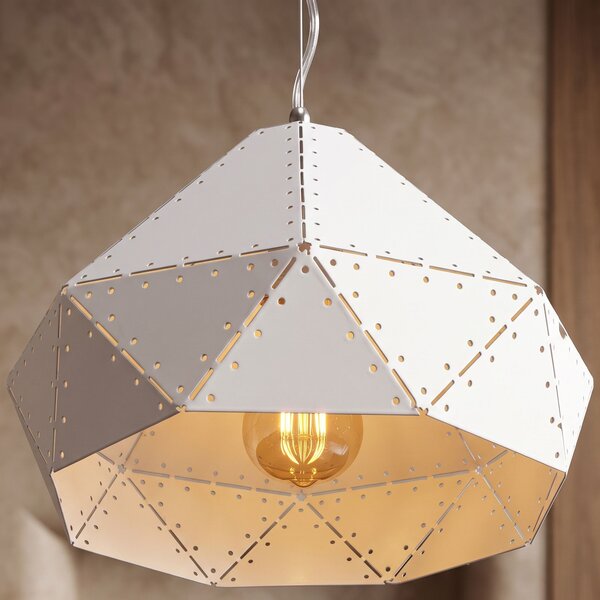 Lampa DE TAVAN SUSPENDABILA metal alb APP237-1CP