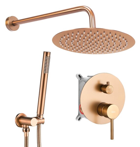 Set de dus incastrat Rea Lungo Copper Brush + BOX