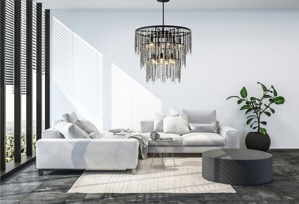Lampa Cristal APP1314-CP Black