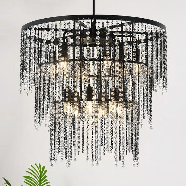 Lampa Cristal APP1314-CP Black