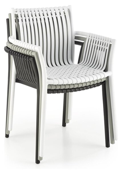 Scaun K492, gri, polipropilen, 60X66X84 cm