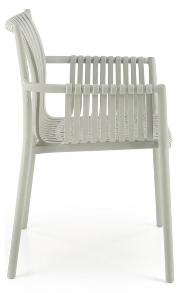 Scaun K492, gri, polipropilen, 60X66X84 cm