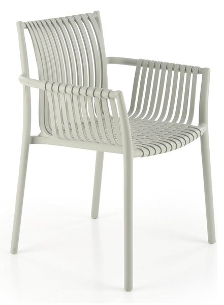 Scaun K492, gri, polipropilen, 60X66X84 cm