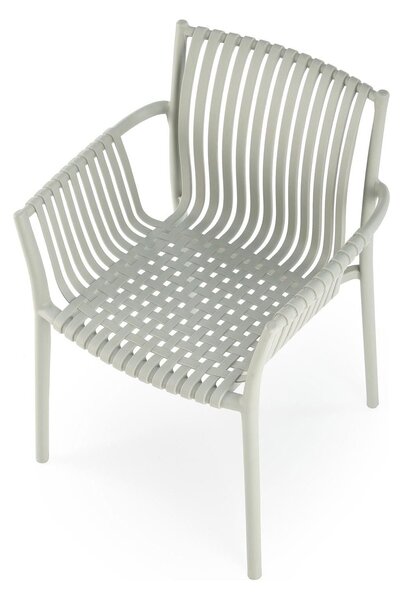 Scaun K492, gri, polipropilen, 60X66X84 cm