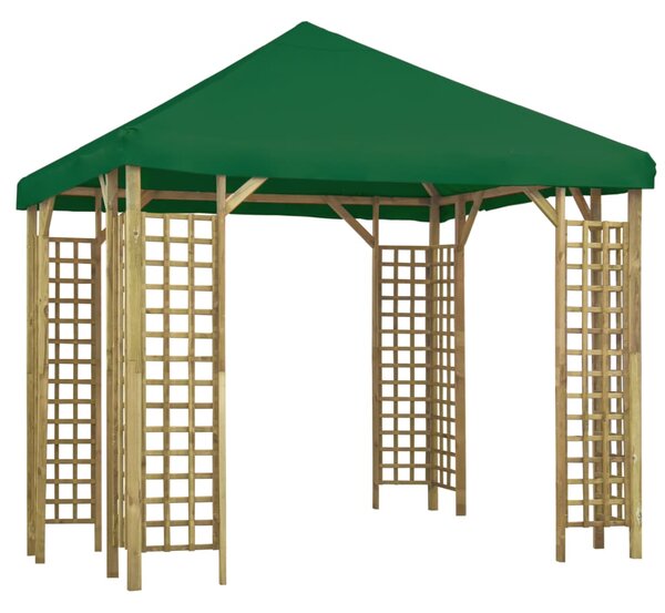 Pavilion, verde, 3 x 3 m (310032+47708)