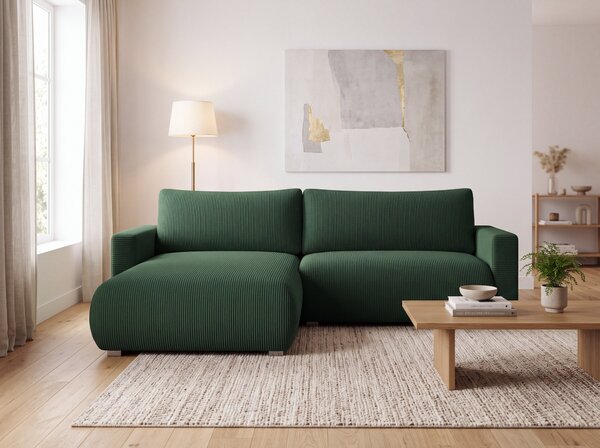 Coltar extensibil TAFIRA, verde inchis, colt interschimbabil