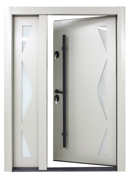 Ușă Alcobond S 711 D 140 Saten Stânga