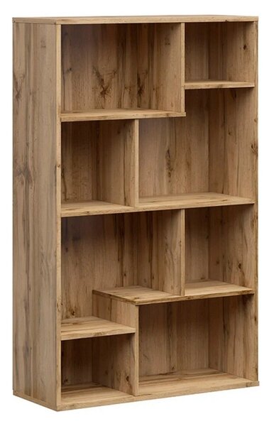 Biblioteca TETRIX, stejar wotan, PAL, 87.5x33.5x140 cm