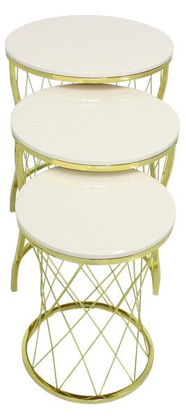 Set 3 măsuțe de cafea Deea