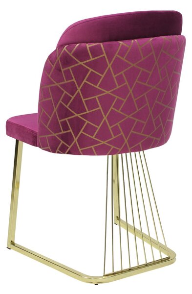 Scaun Ilona Bordo Gold