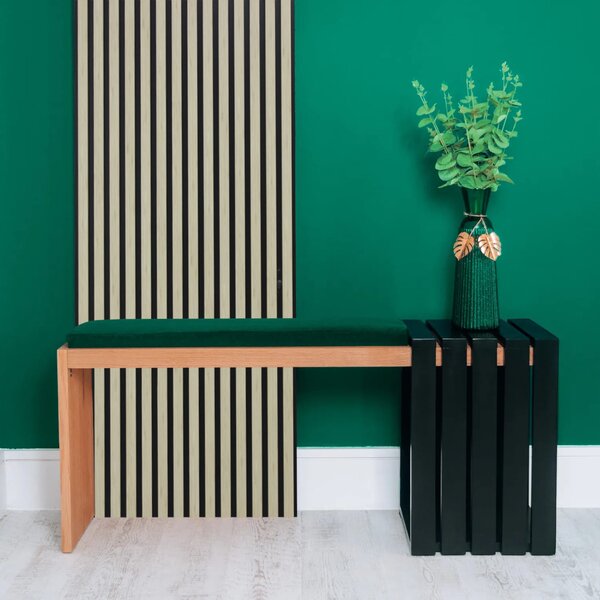 Riflaj Decorativ Tip Panou Acustic 20 cm Bambus
