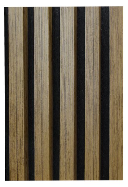 Riflaj Decorativ Tip Panou Acustic 20 cm Teak