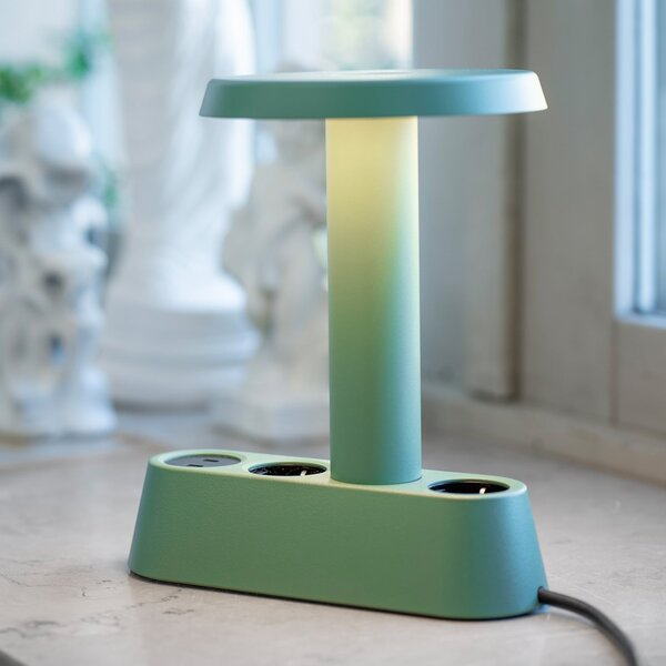 Lampă de masă NOMAD COLLECTION, NOMAD LAMP 01, reglabil, Verde, Camera de zi, Aluminiu, Design