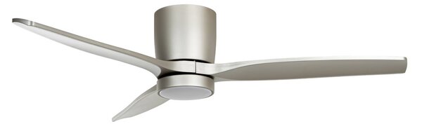 Ventilator de tavan cu LED Sorin, aluminiu, CCT, IP44, 3 pale - Lucande Lucande, Sorin, Metalic, Studiu / Birou, Metal, Modern