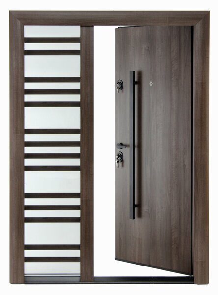 Ușă Metalică cu MDF Arhitect 486D 1G 120 Wenghe PVC Stânga
