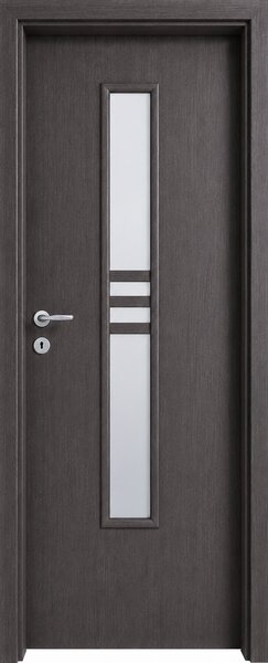Usa HDF cu toc reglabil din MDF PAL - Colectia LUIS 4.2 - Culoare Gri Antracit