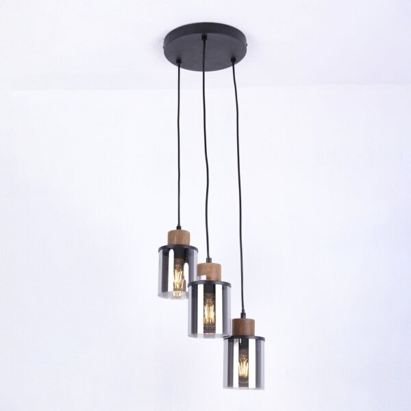 Lustră pe cablu REID 3xE27/15W/230V Globo 15707-3HR