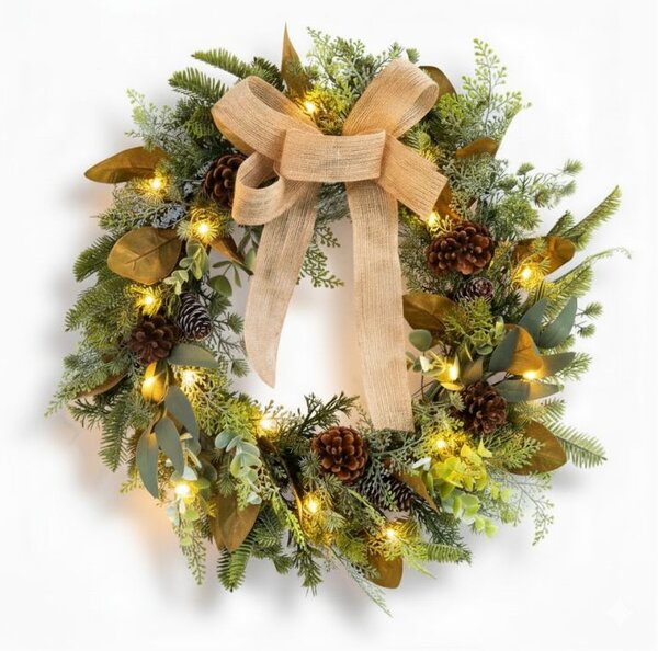 Coronita de usa WINTER GREEN Ø 45 cm