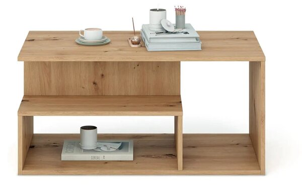 Masuta cafea IVA, stejar artisan, PAL laminat, 90x51x43 cm