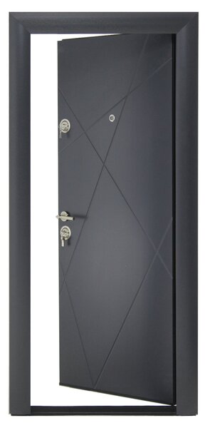 Ușă Metalică cu MDF Modern 375 Cordoba PVC Dreapta