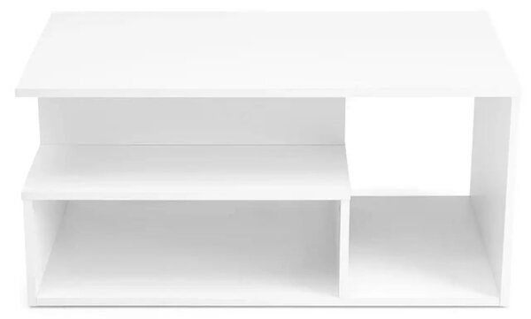 Masuta cafea IVA, alb, PAL laminat, 90x51x43 cm