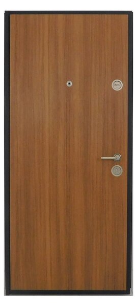 Ușă Metalică cu MDF Clasic Laminat Gri3121 Dreapta