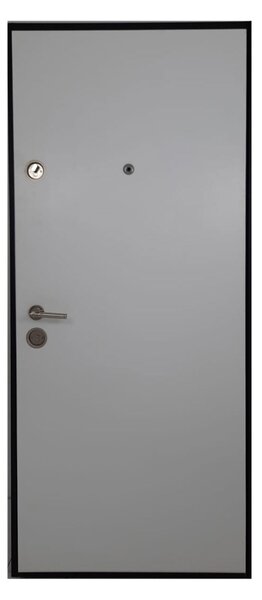 Ușă Metalică cu MDF Clasic Laminat Gri3121 Dreapta