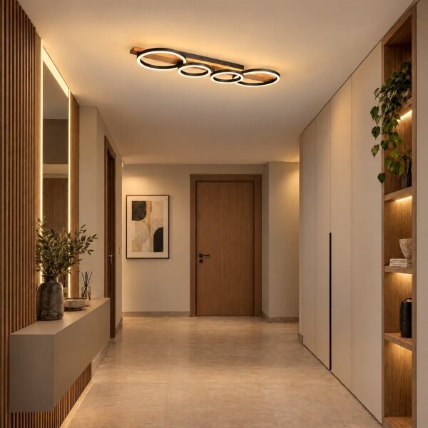 BRILAGI - Plafonieră LED PLANK LED/35W/230V 4000K 30x100 cm lemn