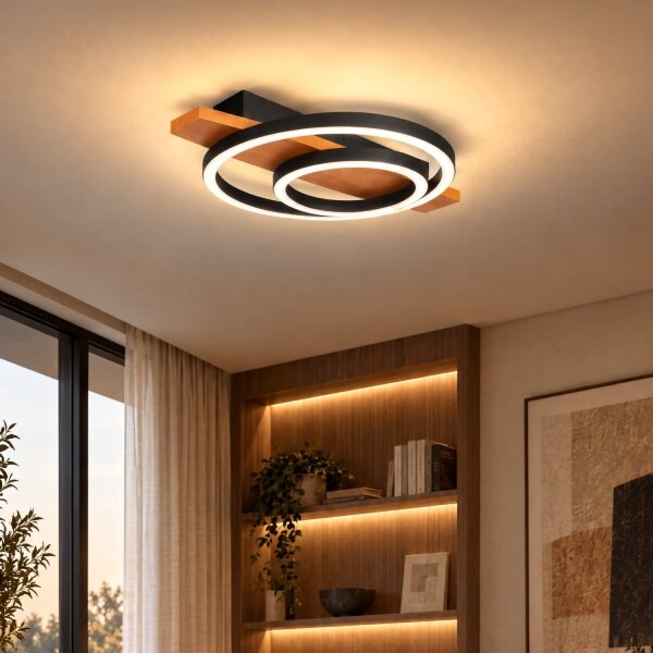 BRILAGI - Plafonieră LED PLANK 28W/230V 4000K 30x40 cm lemn