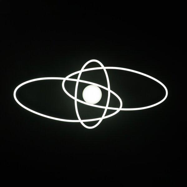 BRILAGI - plafonieră LED dimabilă APOLLO LED/58W/230V 43,2x101,2 cm crom + telecomandă