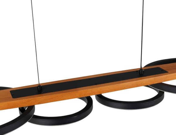 BRILAGI - Lustră LED pe cablu PLANK LED/35W/230V 4000K 30x100 cm lemn
