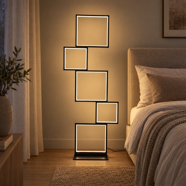 BRILAGI - Lampă de podea LED SHIFT LED/36W/230V 4000K 123 cm neagră
