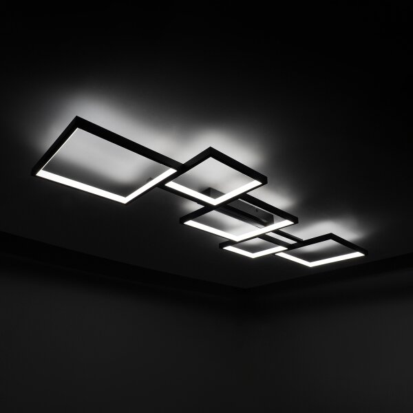 BRILAGI - Plafonieră LED SHIFT/42W/230V 4000K 47,5x122 cm neagră