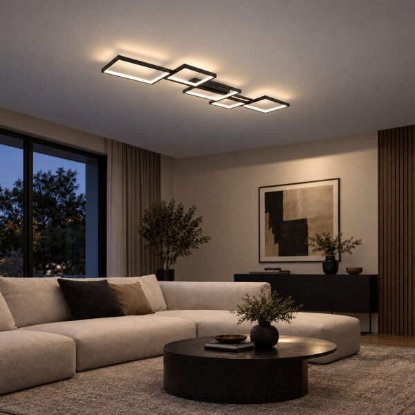 BRILAGI - Plafonieră LED SHIFT/42W/230V 4000K 47,5x122 cm neagră