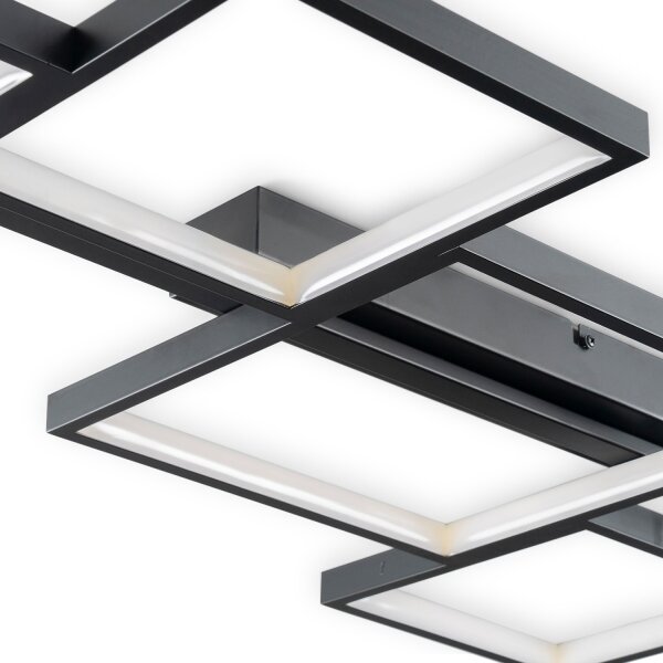 BRILAGI - Plafonieră LED SHIFT/42W/230V 4000K 47,5x122 cm neagră