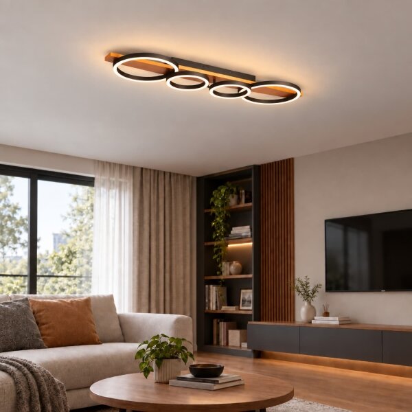 BRILAGI - Plafonieră LED PLANK LED/35W/230V 4000K 30x100 cm lemn