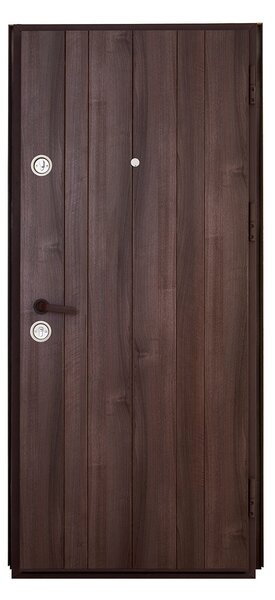 Ușă Metalică cu MDF Arhitect 425 Nuc PVC Stânga