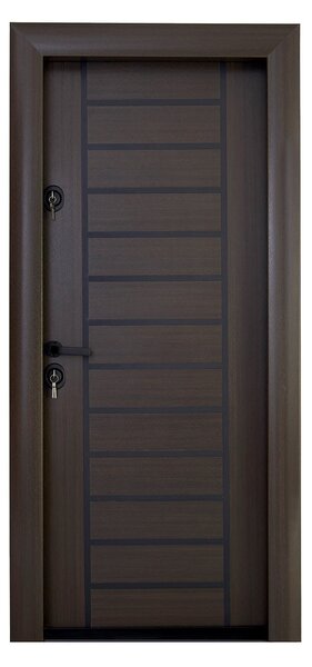 Ușă Metalică cu MDF Arhitect 429 Wenghe PVC Dreapta