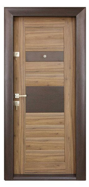 Ușă Metalică cu MDF Arhitect 422 Stejar PVC Stânga