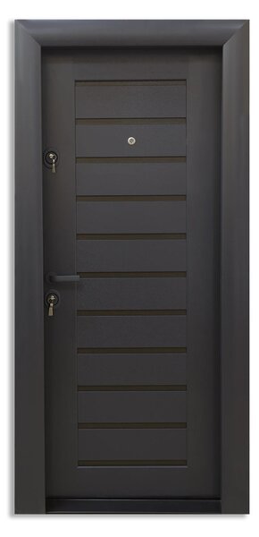 Ușă Metalică cu MDF Arhitect 416 Wenghe PVC Dreapta