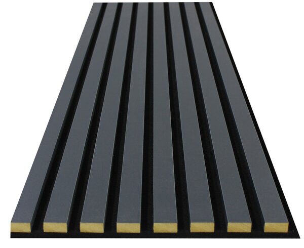 Riflaj Decorativ Tip Panou Acustic 20 cm Antracit